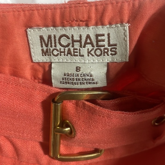 Michael Kors Linen Blend Trousers Sz 8 - Picture 2 of 4